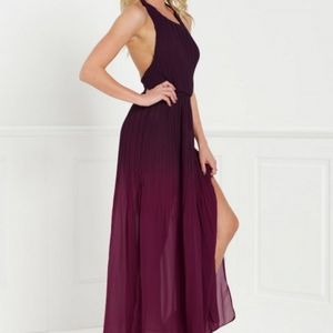 Halter ombre dress